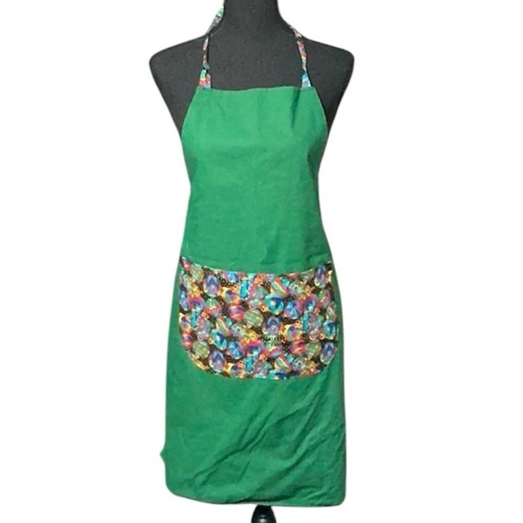 Handmade Reversible Christmas Holiday Apron - Picture 5 of 9